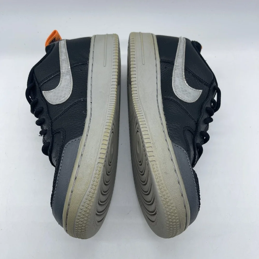 Nike Air Force 1 LV8 GS Youth Size 5.5Y BQ5484-001 Black Gray Under Construction